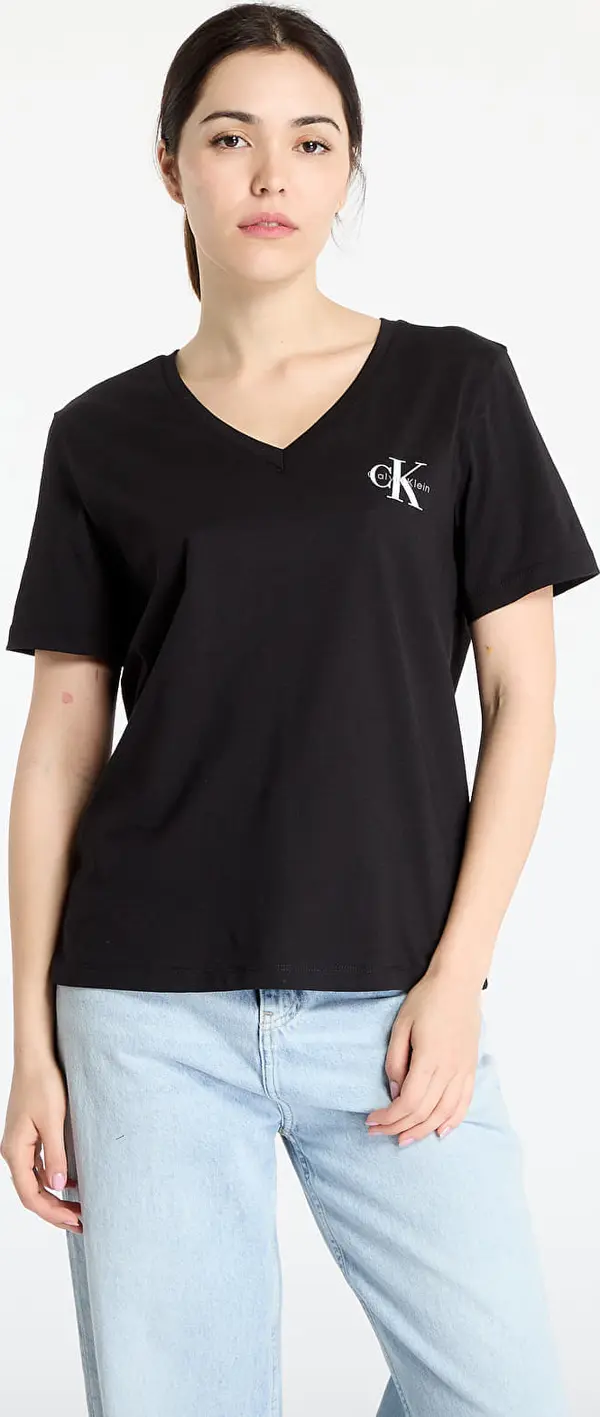 Calvin Klein Majice Calvin Klein Jeans Logo Vn 2 Pack Tee Black S