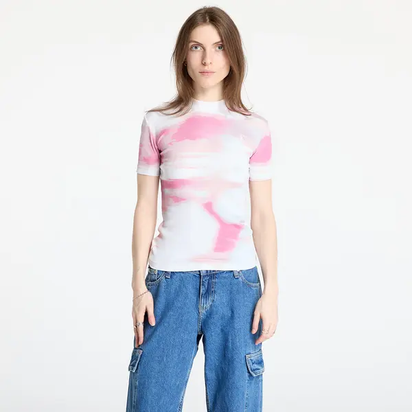Calvin Klein Majice Calvin Klein Jeans Rib Tee White XL