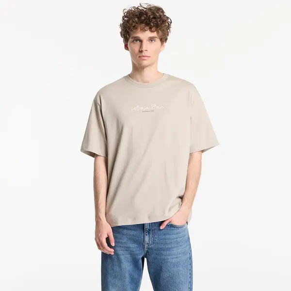 Calvin Klein Majice Calvin Klein Jeans Ss 16S Ck Trvl Lines Graphic Tee Plaza Taupe S
