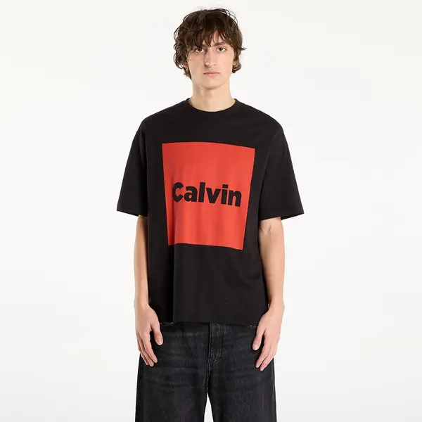 Calvin Klein Majice Calvin Klein Jeans Ss 16S Io Calvin Box Graphic Tee Black M