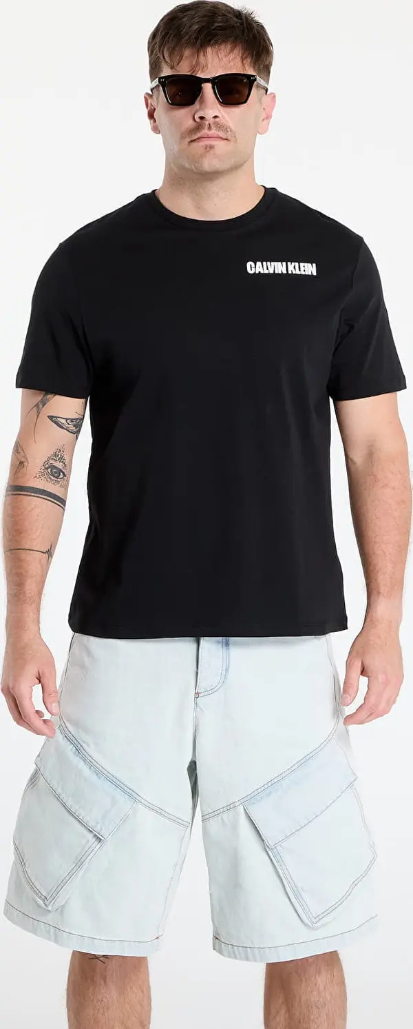 Calvin Klein Majice Calvin Klein Jeans Ss 20S Calvin Line 3 Tee Black S