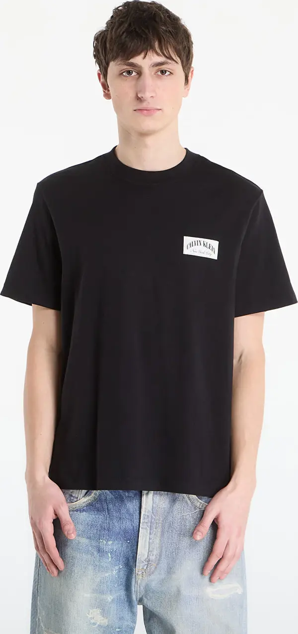 Calvin Klein Majice Calvin Klein Jeans Ss 20S Easy Collegiate Tee Black M