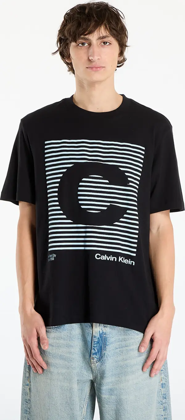 Calvin Klein Majice Calvin Klein Jeans Ss 20S Io Ck Speaker Graphic Tee Black M