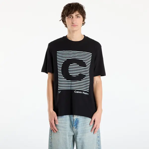 Calvin Klein Majice Calvin Klein Jeans Ss 20S Io Ck Speaker Graphic Tee Black S