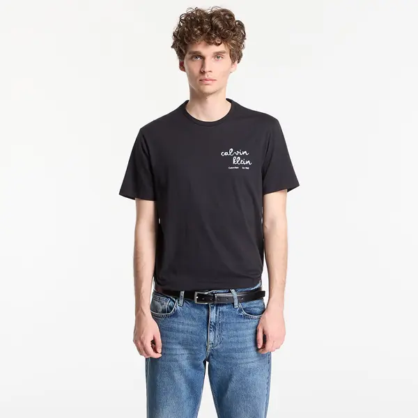 Calvin Klein Majice Calvin Klein Jeans Ss 30S Eu Ck Trvl Lines Seasonal Tee Black M