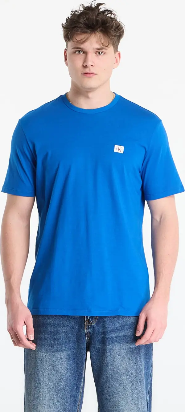 Calvin Klein Majice Calvin Klein Jeans Ss Badge 30S Jersey Classic Tee Classic Blue XL