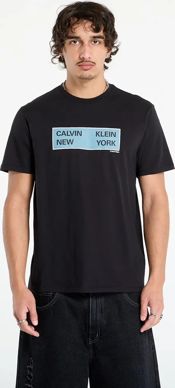 Calvin Klein Majice Calvin Klein Jeans SS CK NY Box Graphic Tee Black M