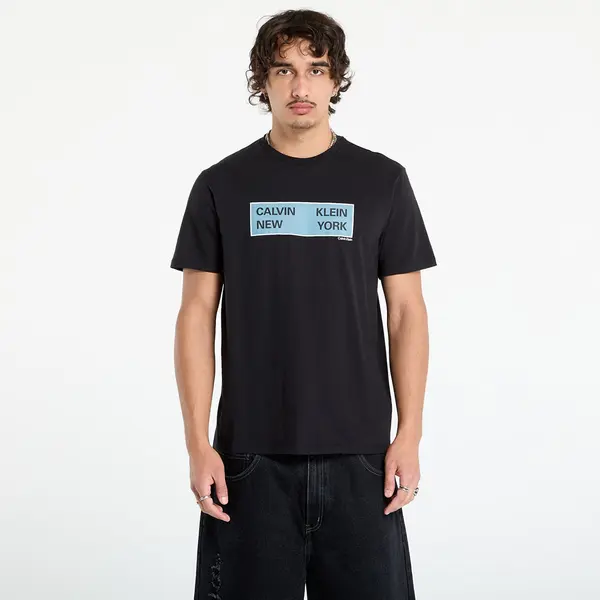 Calvin Klein Majice Calvin Klein Jeans SS CK NY Box Graphic Tee Black S