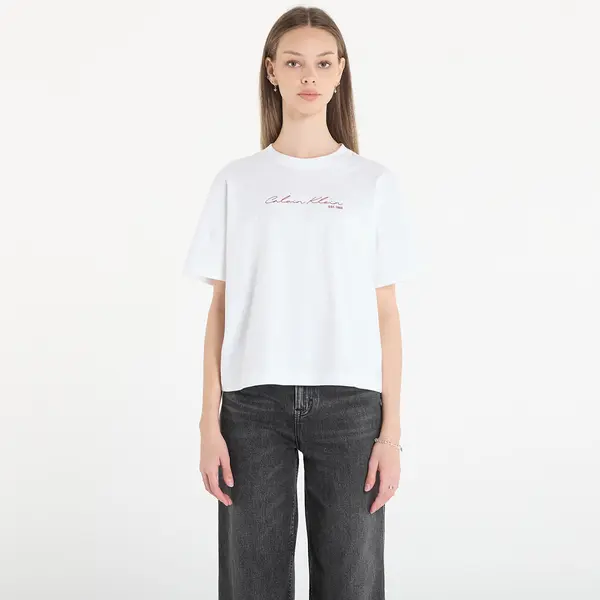 Calvin Klein Majice Calvin Klein Jeans Ss Graphic Boxy Tee White S
