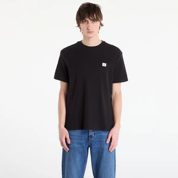 Calvin Klein Majice Calvin Klein Jeans Ss Waffle Badge Crew Tee Black XL