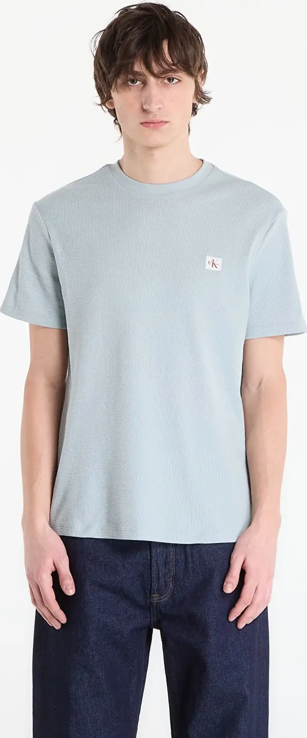 Calvin Klein Majice Calvin Klein Jeans Ss Waffle Badge Crew Tee Gray S