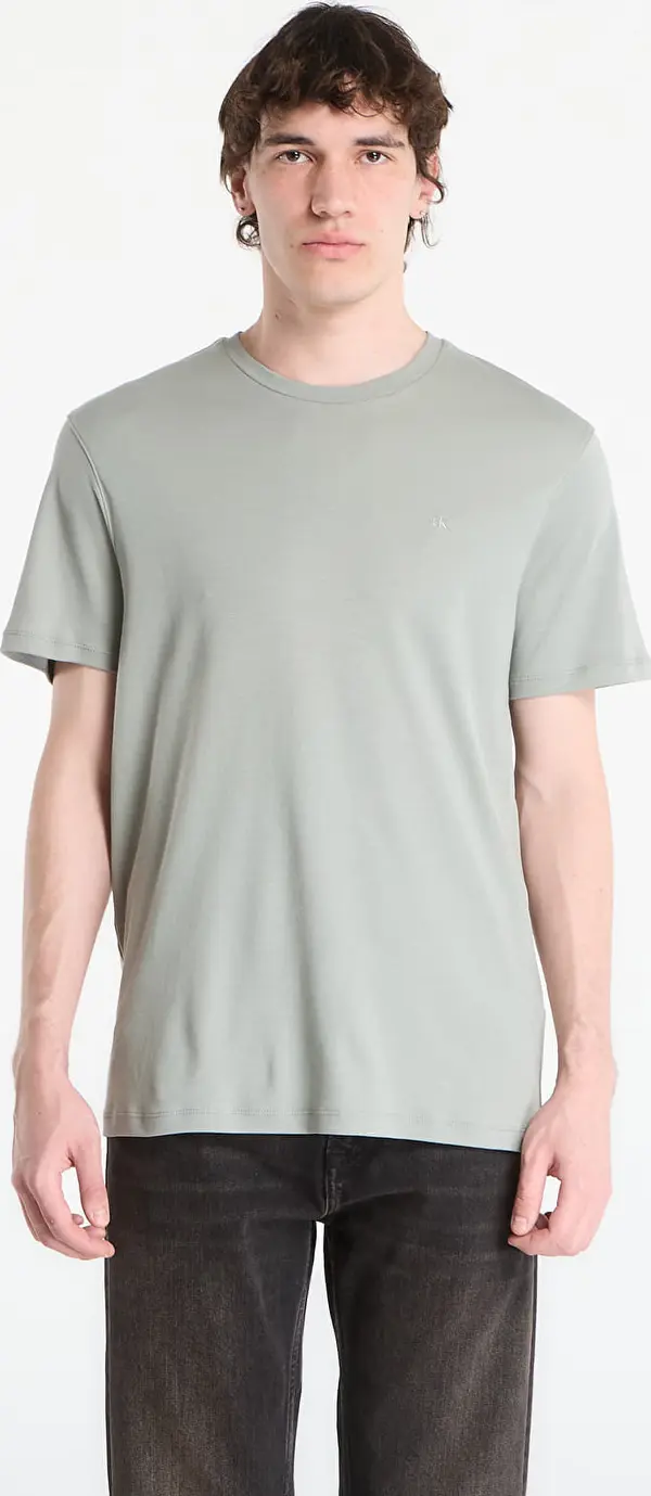 Calvin Klein Majice Calvin Klein Ss Supima Chest Emb Crewneck Tee Shadow M