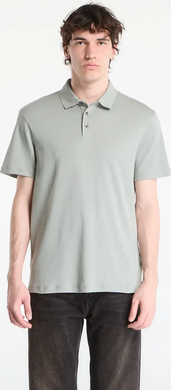Calvin Klein Majice Calvin Klein Ss Supima Chest Emb Polo Shadow L