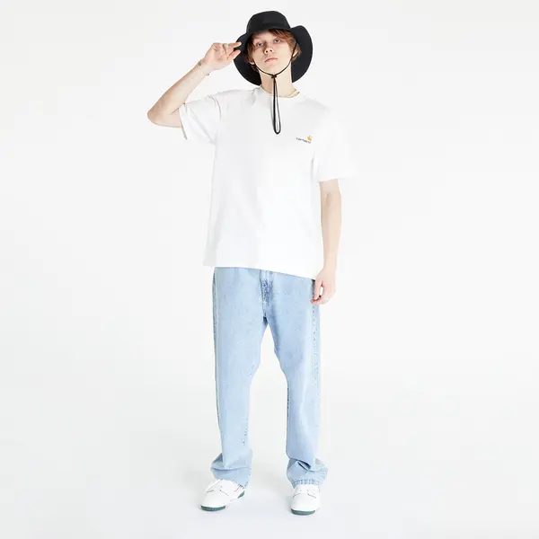 Carhartt WIP Majice Carhartt WIP American Script Short Sleeve T-Shirt UNISEX White XS