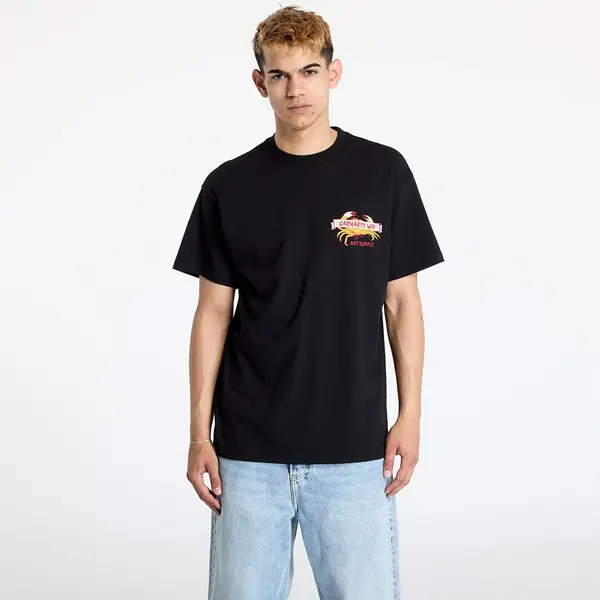 Carhartt WIP Majice Carhartt WIP Crab Paint Short Sleeve T-Shirt UNISEX Black XS