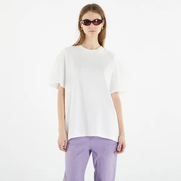 Carhartt WIP Majice Carhartt WIP Duster Short Sleeve T-Shirt UNISEX White Garment Dyed XS