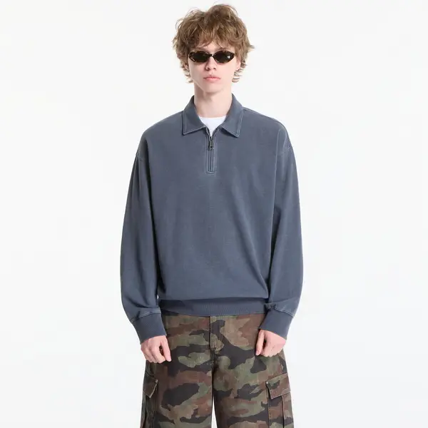 Carhartt WIP Majice Carhartt WIP Harper Polo UNISEX Carbon Garment Dyed XL
