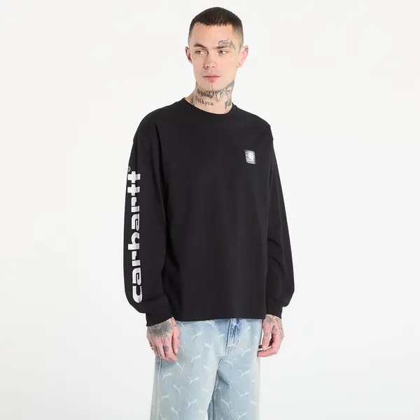 Carhartt WIP Majice Carhartt WIP L/S Archive Script T-Shirt UNISEX Black S