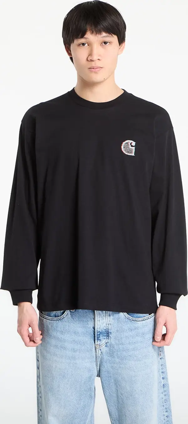 Carhartt WIP Majice Carhartt WIP L/S Mind Your Head T-Shirt UNISEX Black XL