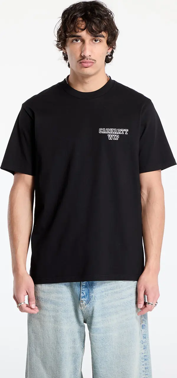 Carhartt WIP Majice Carhartt WIP Short Sleeve Alumni T-Shirt UNISEX Black XS