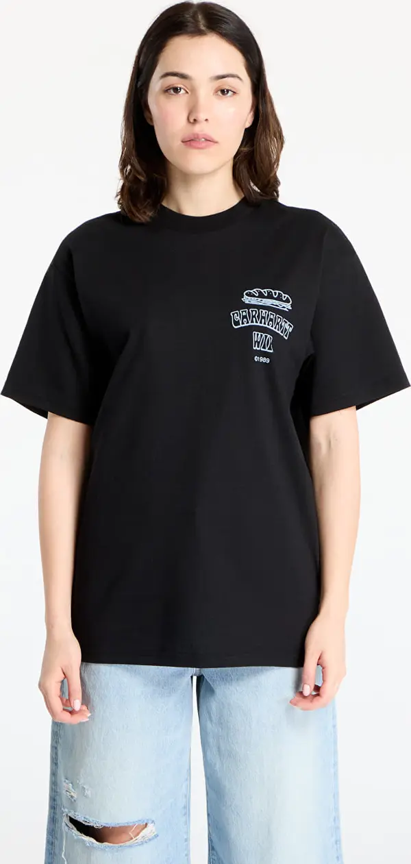 Carhartt WIP Majice Carhartt WIP Short Sleeve Sandwich T-Shirt UNISEX Black XS