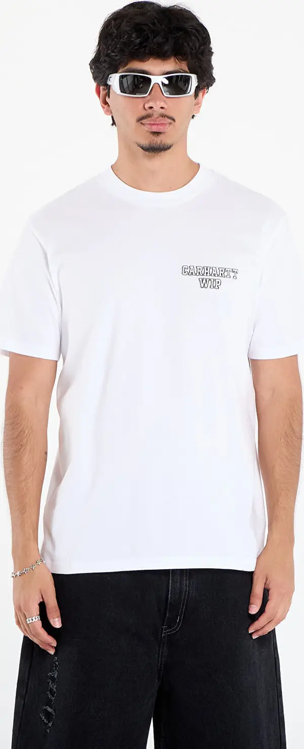 Carhartt WIP Majice Carhartt WIP S/S Alumni T-Shirt UNISEX White XXL