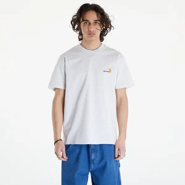 Carhartt WIP Majice Carhartt WIP S/S American Script T-Shirt UNISEX Ash Heather L