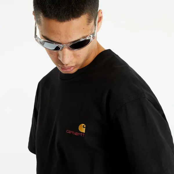 Carhartt WIP Majice Carhartt WIP S/S American UNISEX Script T-Shirt Black S
