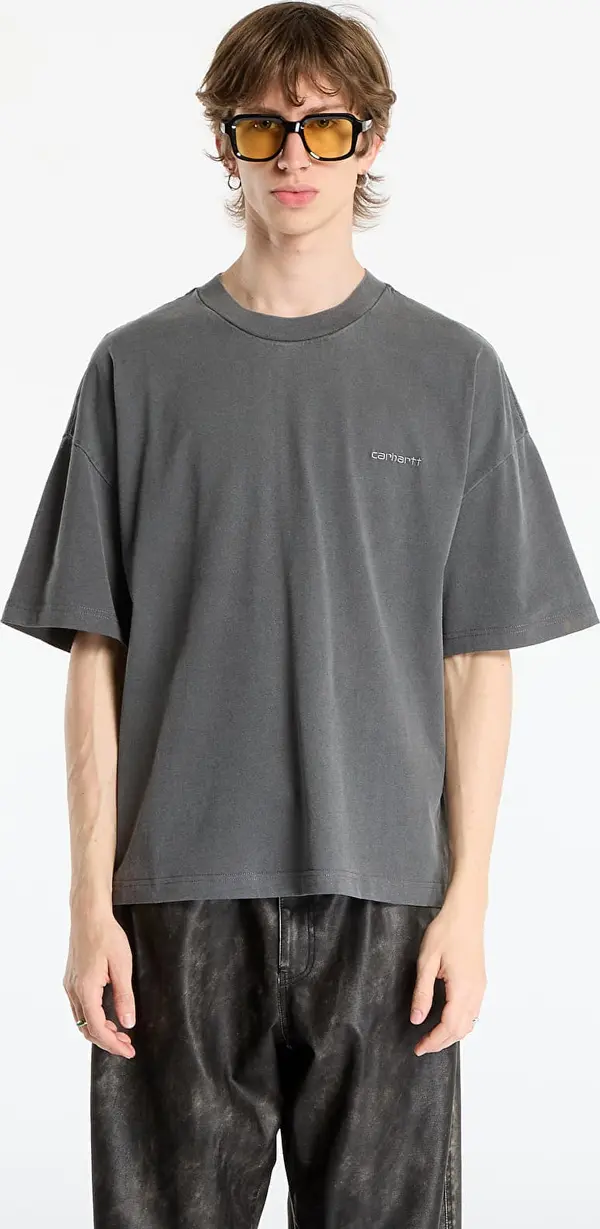 Carhartt WIP Majice Carhartt WIP S/S Benton T-Shirt UNISEX Graphite Garment Dyed M