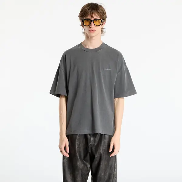 Carhartt WIP Majice Carhartt WIP S/S Benton T-Shirt UNISEX Graphite Garment Dyed XS