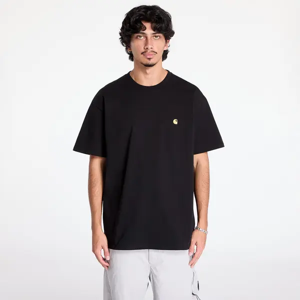 Carhartt WIP Majice Carhartt WIP S/S Chase T-Shirt Black/ Gold XS