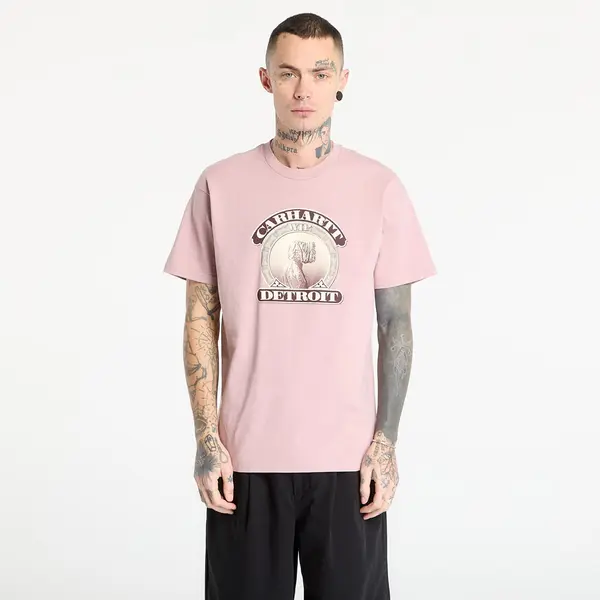 Carhartt WIP Majice Carhartt WIP S/S Cold World T-Shirt UNISEX Glassy Pink S