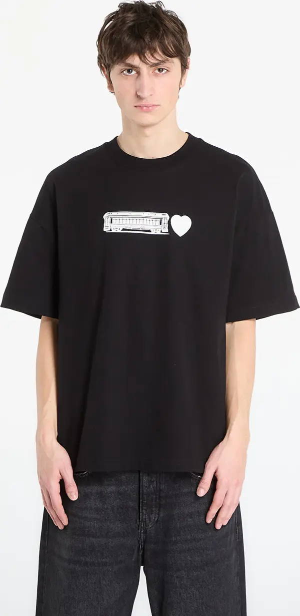 Carhartt WIP Majice Carhartt WIP S/S Deconstructed Label T-Shirt UNISEX Black XL