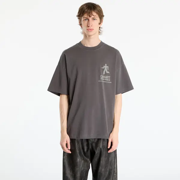 Carhartt WIP Majice Carhartt WIP S/S Distance T-Shirt UNISEX Graphite Stone Dyed S