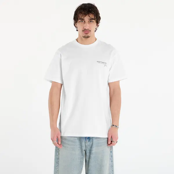 Carhartt WIP Majice Carhartt WIP S/S Garble T-Shirt UNISEX White XL