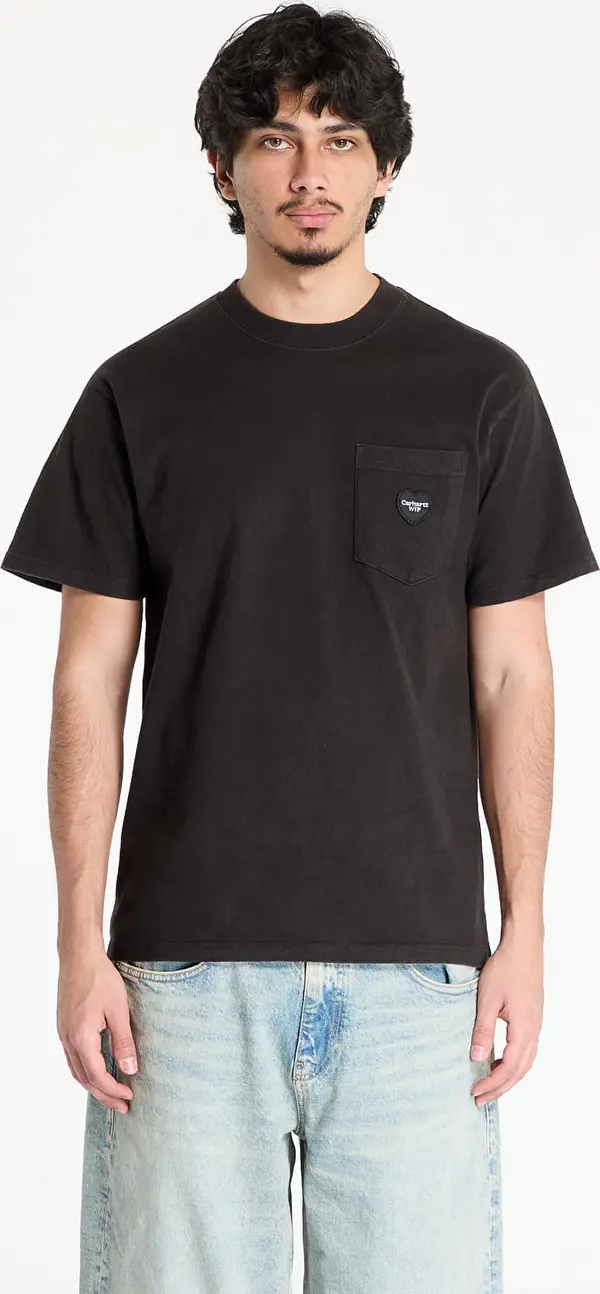 Carhartt WIP Majice Carhartt WIP S/S Ingo Pocket T-Shirt UNISEX Black Garment Dyed M