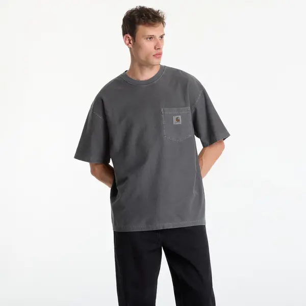 Carhartt WIP Majice Carhartt WIP S/S Loose Pocket T-Shirt UNISEX Black Garment Dyed XS