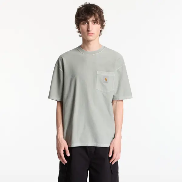 Carhartt WIP Majice Carhartt WIP S/S Loose Pocket T-Shirt UNISEX Shady Green Garment Dyed XS