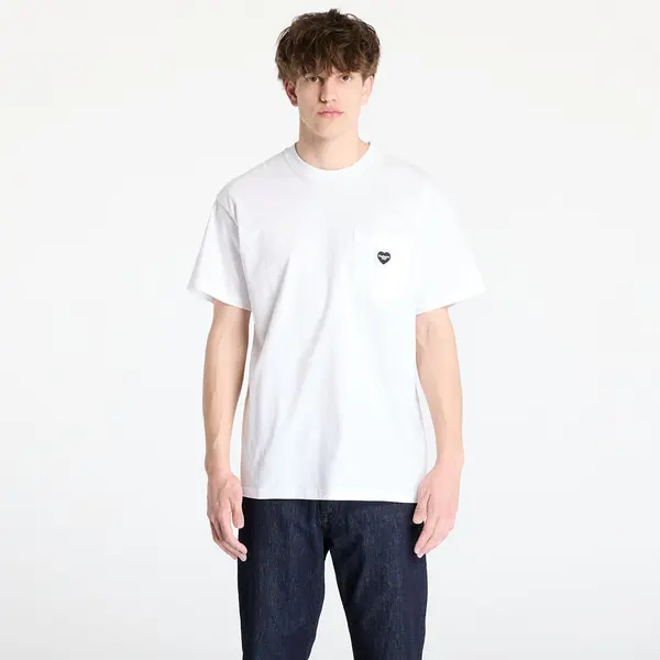 Carhartt WIP Majice Carhartt WIP S/S Pocket Heart T-Shirt White/ Black XS
