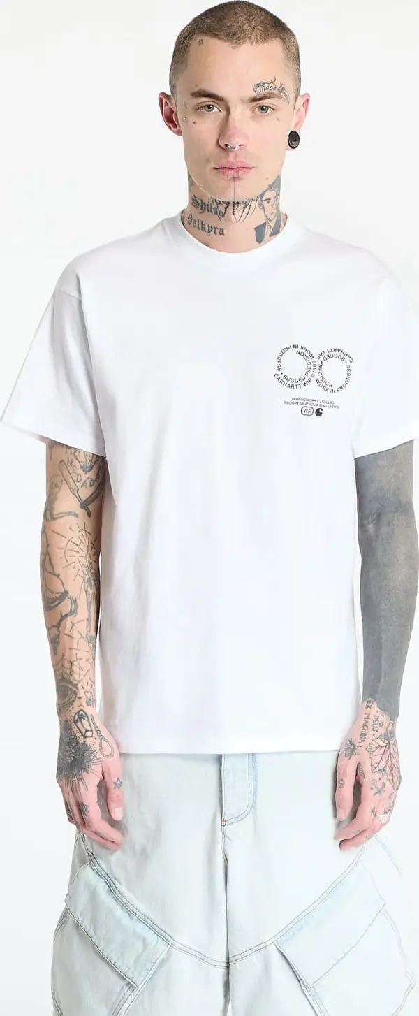 Carhartt WIP Majice Carhartt WIP S/S Rotation T-Shirt UNISEX White/ Black XXL
