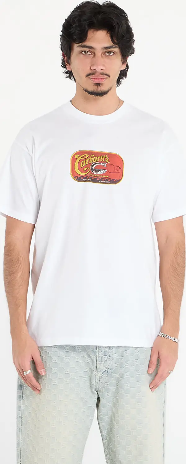 Carhartt WIP Majice Carhartt WIP S/S Sardinas T-Shirt UNISEX White L