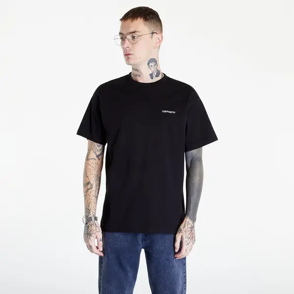 Carhartt WIP Majice Carhartt WIP S/S Script Embroidery T-Shirt Black/ White M
