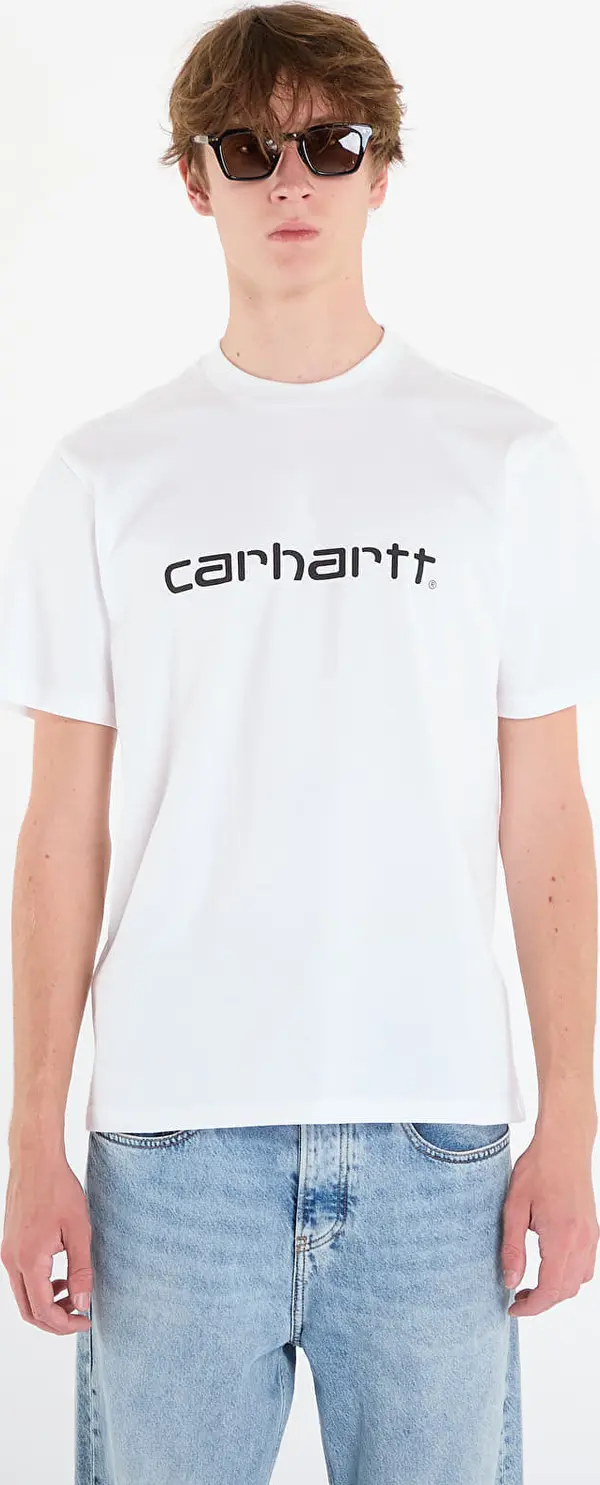 Carhartt WIP Majice Carhartt WIP S/S Script T-Shirt UNISEX White/ Black L