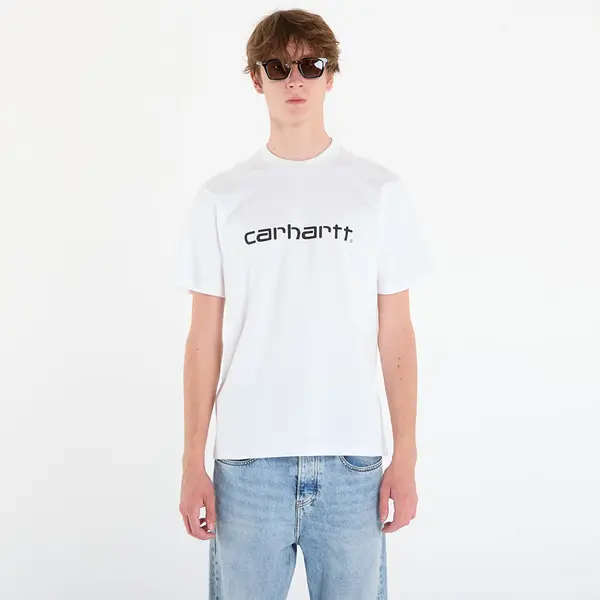 Carhartt WIP Majice Carhartt WIP S/S Script T-Shirt UNISEX White/ Black M