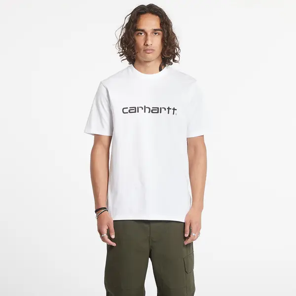 Carhartt WIP Majice Carhartt WIP S/S Script T-Shirt White/ Black XL