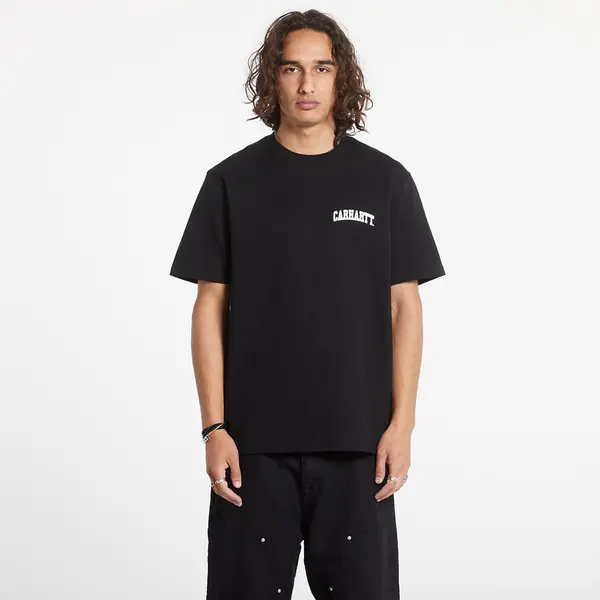 Carhartt WIP Majice Carhartt WIP S/S University Script T-Shirt Black/ White XS