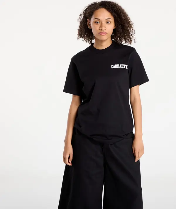 Carhartt WIP Majice Carhartt WIP S/S University Script T-Shirt UNISEX Black/ White M