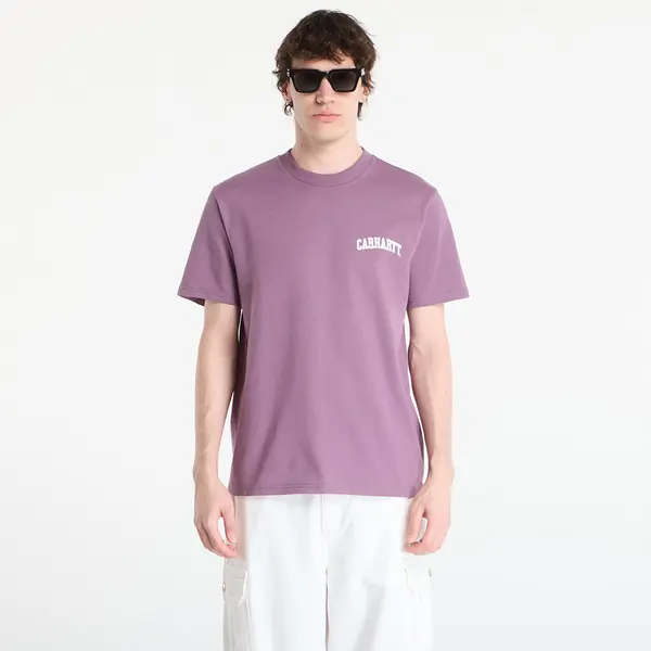 Carhartt WIP Majice Carhartt WIP S/S University Script T-Shirt UNISEX Phlox/ White M