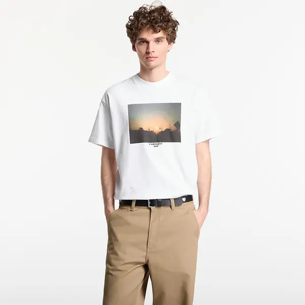 Carhartt WIP Majice Carhartt WIP S/S Warm Views T-Shirt UNISEX White L