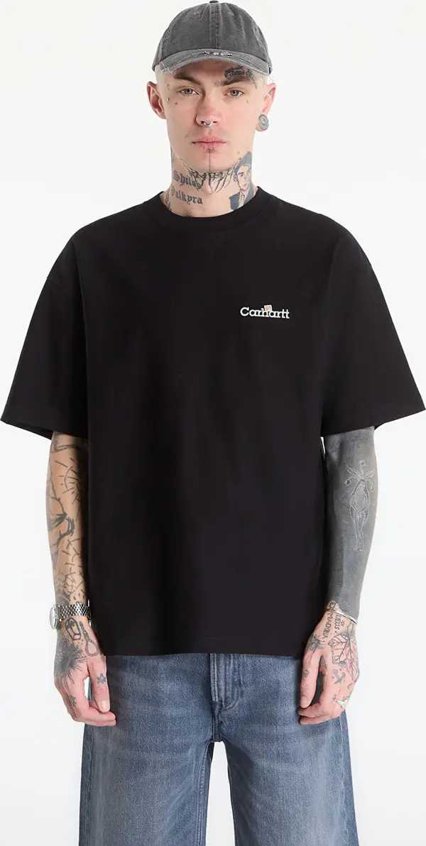 Carhartt WIP Majice Carhartt WIP S/S WIP Label T-Shirt UNISEX Black S